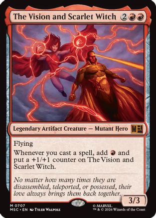 The Vision and Scarlet Witch (MSC-707) - Commander: Marvel Super Heroes-1