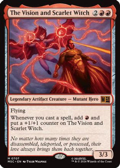 The Vision and Scarlet Witch (MSC-707) - Commander: Marvel Super Heroes Foil-1