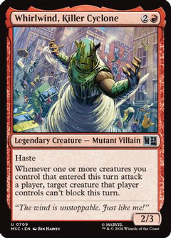 Whirlwind, Killer Cyclone (MSC-709) - Commander: Marvel Super Heroes-1