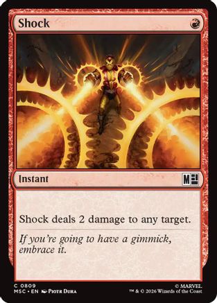 Shock (MSC-809) - Commander: Marvel Super Heroes-1