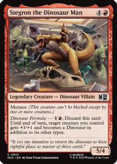 Stegron the Dinosaur Man (MSC-810) - Commander: Marvel Super Heroes Foil-1