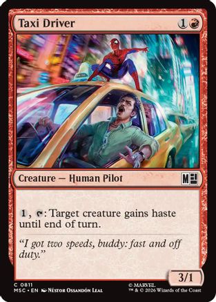 Taxi Driver (MSC-811) - Commander: Marvel Super Heroes Foil-1