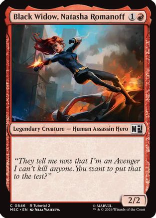 Black Widow, Natasha Romanoff (0846) (MSC-846) - Commander: Marvel Super Heroes-1