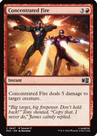 Concentrated Fire (0847) (MSC-847) - Commander: Marvel Super Heroes-1