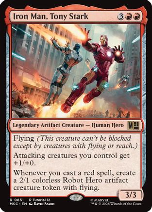 Iron Man, Tony Stark (0851) (MSC-851) - Commander: Marvel Super Heroes-1