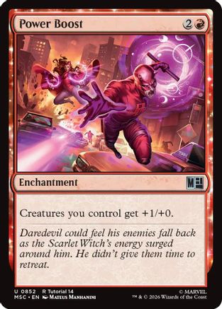 Power Boost (0852) (MSC-852) - Commander: Marvel Super Heroes-1