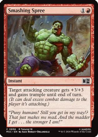 Smashing Spree (0856) (MSC-856) - Commander: Marvel Super Heroes-1