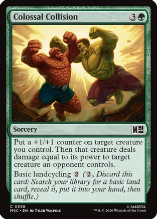 Colossal Collision (MSC-558) - Commander: Marvel Super Heroes-1