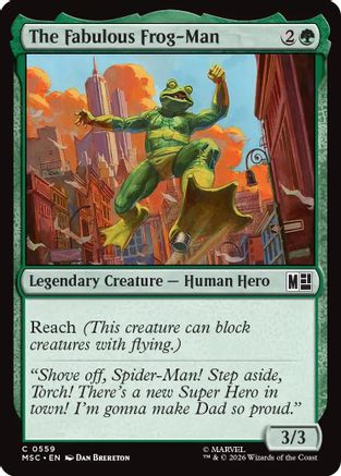 The Fabulous Frog-Man (MSC-559) - Commander: Marvel Super Heroes-1