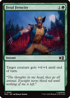Feral Ferocity (MSC-560) - Commander: Marvel Super Heroes Foil-1