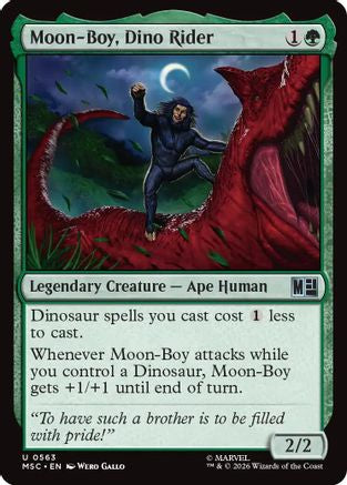 Moon-Boy, Dino Rider (MSC-563) - Commander: Marvel Super Heroes Foil-1