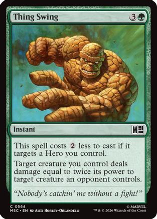 Thing Swing (MSC-564) - Commander: Marvel Super Heroes Foil-1