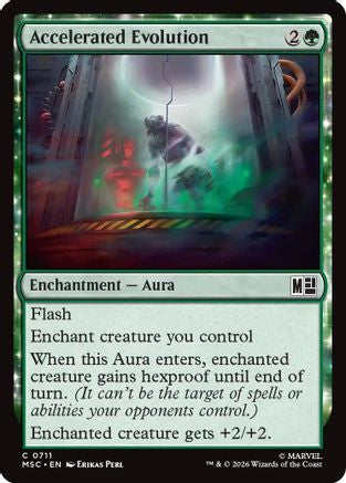 Accelerated Evolution (MSC-711) - Commander: Marvel Super Heroes-1