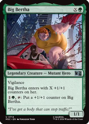 Big Bertha (MSC-714) - Commander: Marvel Super Heroes Foil-1