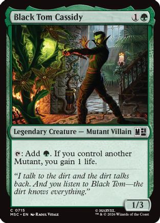Black Tom Cassidy (MSC-715) - Commander: Marvel Super Heroes Foil-1