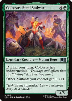 Colossus, Steel Stalwart (MSC-717) - Commander: Marvel Super Heroes-1