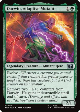 Darwin, Adaptive Mutant (MSC-718) - Commander: Marvel Super Heroes-1