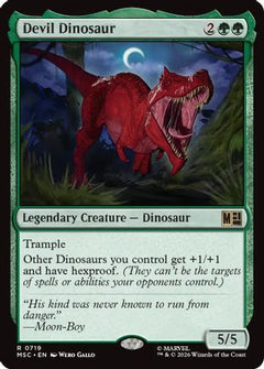 Devil Dinosaur (MSC-719) - Commander: Marvel Super Heroes-1
