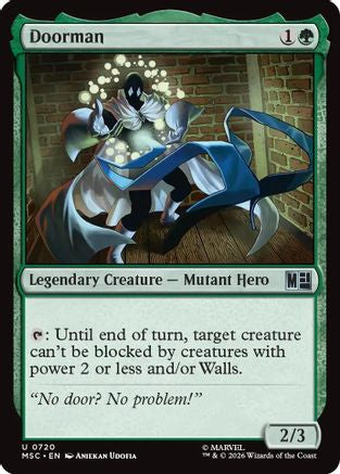Doorman (MSC-720) - Commander: Marvel Super Heroes Foil-1