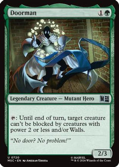 Doorman (MSC-720) - Commander: Marvel Super Heroes Foil-1
