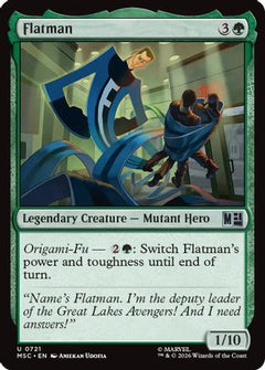 Flatman (MSC-721) - Commander: Marvel Super Heroes Foil-1