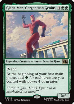 Giant-Man, Gargantuan Genius (MSC-722) - Commander: Marvel Super Heroes Foil-1