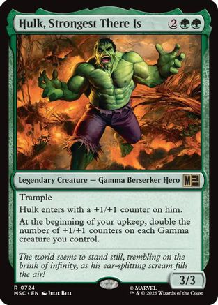 Hulk, Strongest There Is (MSC-724) - Commander: Marvel Super Heroes-1