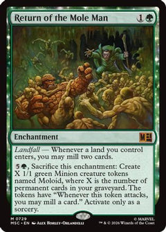 Return of the Mole Man (MSC-729) - Commander: Marvel Super Heroes Foil-1
