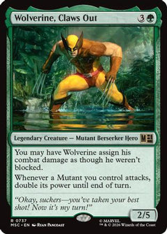 Wolverine, Claws Out (MSC-737) - Commander: Marvel Super Heroes-1