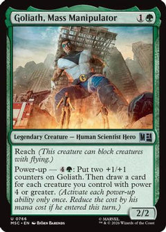 Goliath, Mass Manipulator (MSC-766) - Commander: Marvel Super Heroes-1