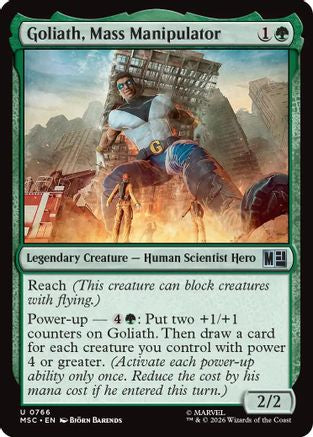 Goliath, Mass Manipulator (MSC-766) - Commander: Marvel Super Heroes Foil-1