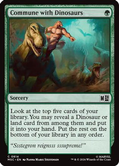 Commune with Dinosaurs (MSC-814) - Commander: Marvel Super Heroes-1