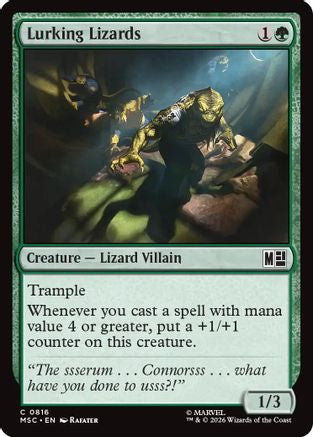 Lurking Lizards (MSC-816) - Commander: Marvel Super Heroes-1