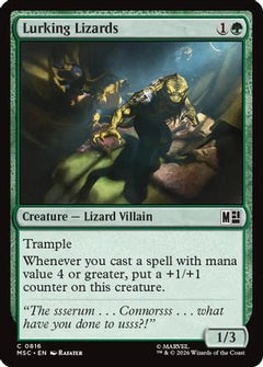 Lurking Lizards (MSC-816) - Commander: Marvel Super Heroes Foil-1