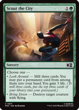 Scout the City (MSC-817) - Commander: Marvel Super Heroes Foil-1