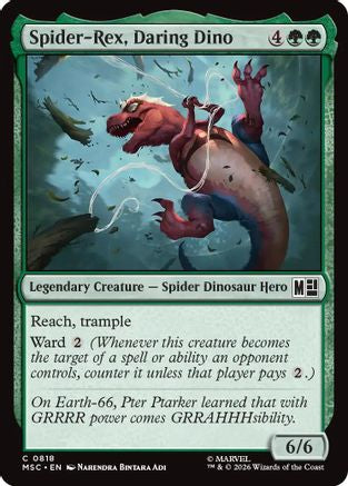 Spider-Rex, Daring Dino (MSC-818) - Commander: Marvel Super Heroes Foil-1
