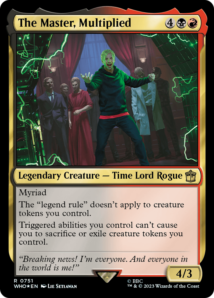 The Master, Multiplied (Surge Foil) [Doctor Who]-1