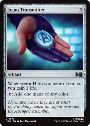 Team Transmitter (MSC-573) - Commander: Marvel Super Heroes Foil-1