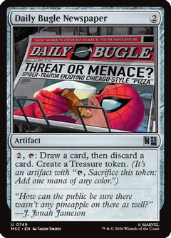 Daily Bugle Newspaper (MSC-749) - Commander: Marvel Super Heroes Foil-1