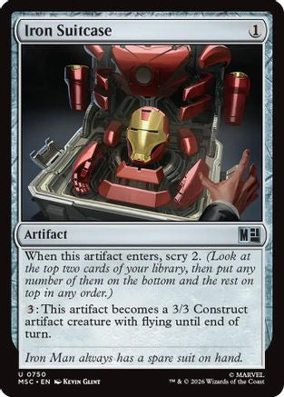 Iron Suitcase (MSC-750) - Commander: Marvel Super Heroes-1