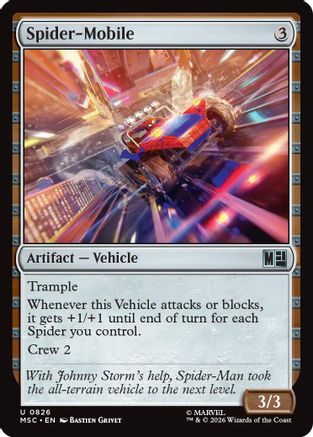Spider-Mobile (MSC-826) - Commander: Marvel Super Heroes-1