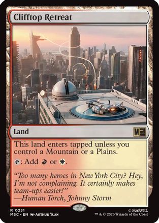 Clifftop Retreat (MSC-231) - Commander: Marvel Super Heroes-1
