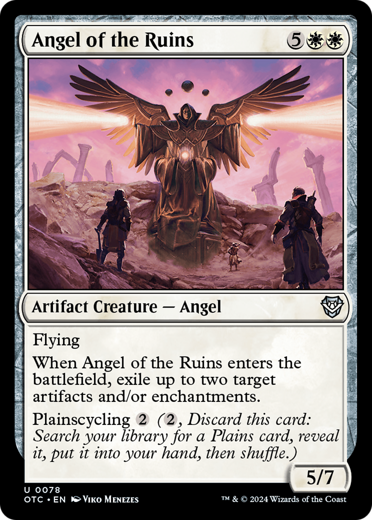 Angel of the Ruins [Outlaws of Thunder Junction Commander]-1