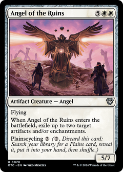 Angel of the Ruins [Outlaws of Thunder Junction Commander]-1