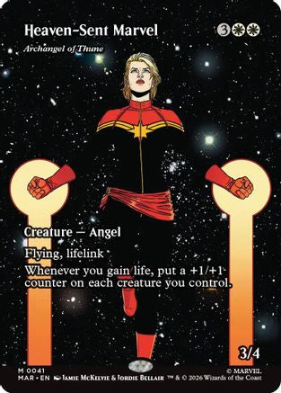 Heaven-Sent Marvel - Archangel of Thune (Borderless) (MAR-041) - Marvel Universe Eternal-Legal-1