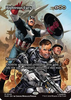 Righteous Fury (Borderless) (MAR-049) - Marvel Universe Eternal-Legal Foil-1