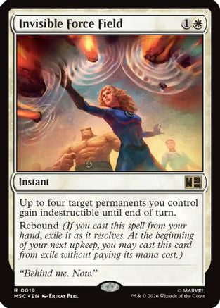 Invisible Force Field (MSC-019) - Commander: Marvel Super Heroes-1