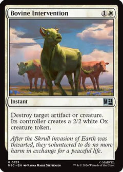 Bovine Intervention (MSC-123) - Commander: Marvel Super Heroes-1