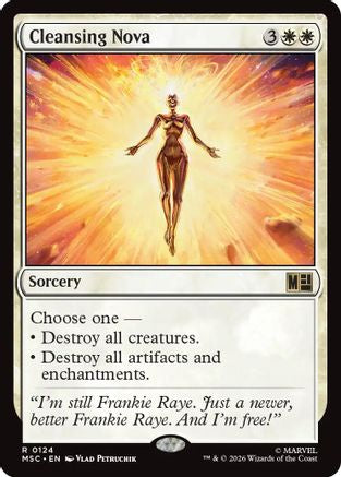Cleansing Nova (Surge Foil) (MSC-124) - Commander: Marvel Super Heroes Foil-1