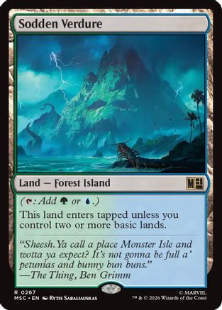 Sodden Verdure (MSC-267) - Commander: Marvel Super Heroes-1